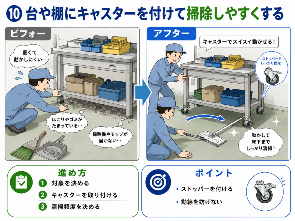5S活動の小さな改善事例を探している方へ。劇的にムダが減る小ネタ10選と手順