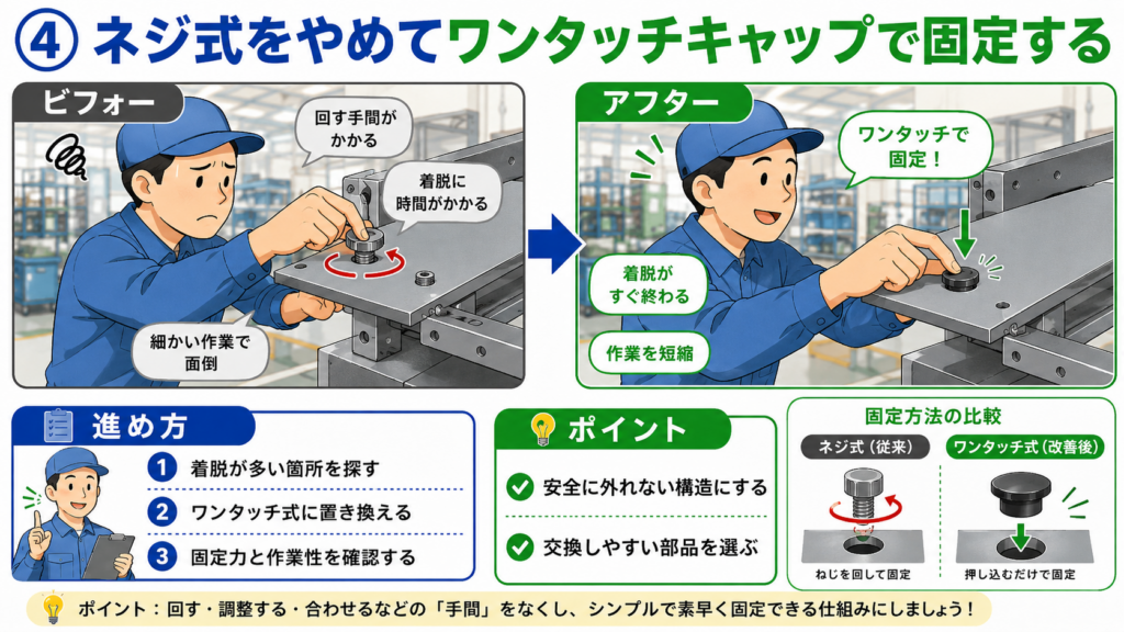 差し込む・入れる・戻すをラクにする現場改善全10選｜狙わず決まる治具と仕組みの作り方