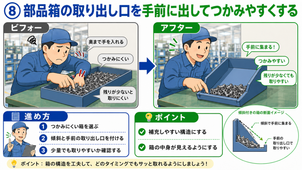 差し込む・入れる・戻すをラクにする現場改善全10選｜狙わず決まる治具と仕組みの作り方