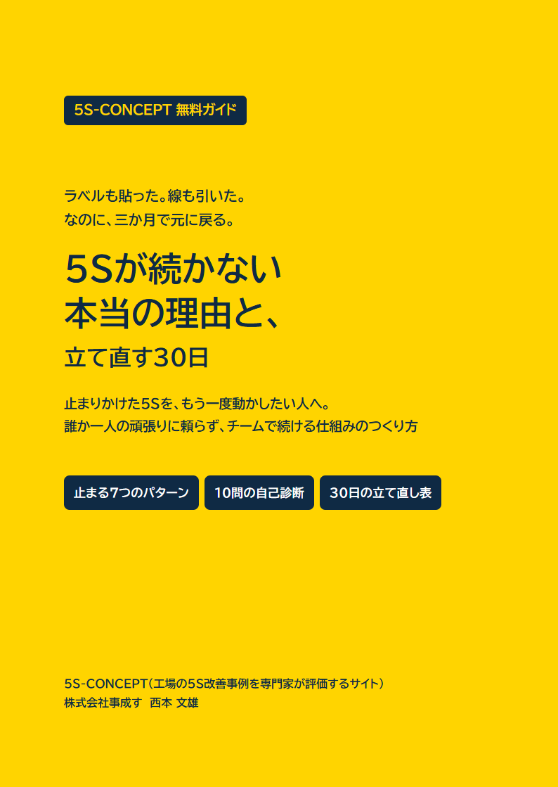 5Sが続かない本当の理由と、立て直す30日